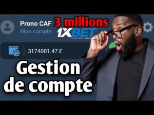 Gestion de compte 1xbet